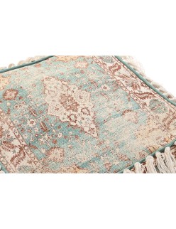 Cuscino DKD Home Decor Da terreno Marrone Verde Frange Arabo 40 x 40 x 40 cm