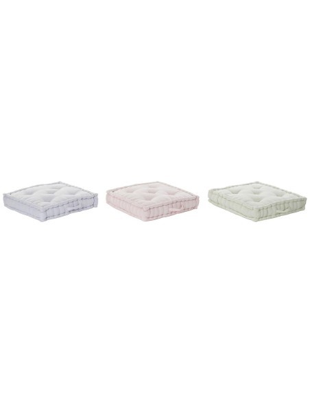 Cojín DKD Home Decor De suelo Multicolor Rectangular 60 x 60 x 13 cm (3 Unidades) Cojín DKD Home Decor De suelo Multicolor Rectangular 60 x 60 x 13 cm (3 Unidades)