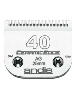 Remplacement de Lame de Rasoir Andis S-40 Chien Céramique 0,25 mm