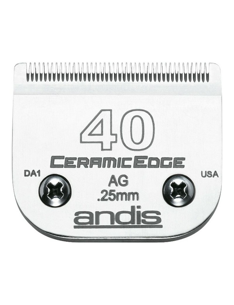 Remplacement de Lame de Rasoir Andis S-40 Chien Céramique 0,25 mm