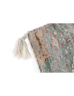 Cuscino DKD Home Decor Fez Azzurro 45 x 10 x 45 cm Frange