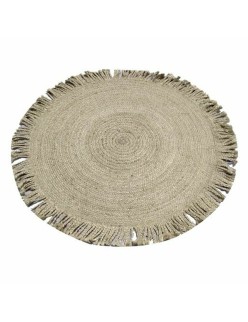 Alfombra DKD Home Decor Natural Jute (200 x 200 x 1,5 cm)