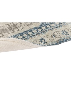 Tappeto DKD Home Decor Finitura invecchiata Azzurro Cotone Arabo (120 x 180 x 1 cm)