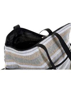 Beach Bag DKD Home Decor Blue Brown Green Grey Mint PVC Canvas 44 x 23 x 62 cm (2 Units)