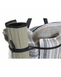 Beach Bag DKD Home Decor Blue Brown Green Grey Mint PVC Canvas 44 x 23 x 62 cm (2 Units)