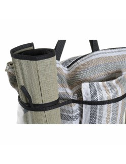 Beach Bag DKD Home Decor Blue Brown Green Grey Mint PVC Canvas 44 x 23 x 62 cm (2 Units)