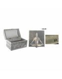 Caja-Joyero DKD Home Decor Verde Plateado Madera Aluminio 25 x 15 x 18 cm