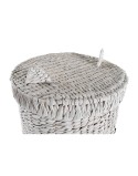 Cesto para la Ropa Sucia DKD Home Decor Blanco Infantil Gato 42 x 42 x 63 cm Fibra