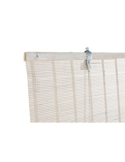 Roller blinds DKD Home Decor Varnished White Bamboo 120 x 2 x 230 cm