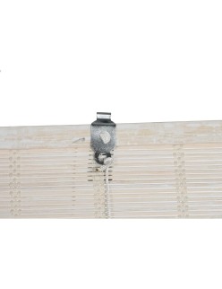 Roller blinds DKD Home Decor Varnished White Bamboo 120 x 2 x 230 cm