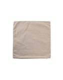 Funda de cojín DKD Home Decor Hojas Marrón 50 x 1 x 50 cm