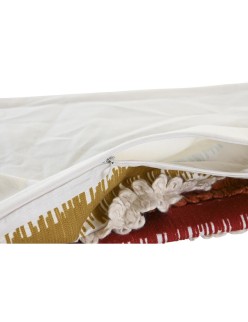 Funda de cojín DKD Home Decor Rayas Multicolor 50 x 1 x 50 cm