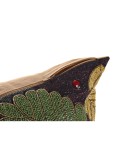 Funda de cojín DKD Home Decor Hojas Multicolor 50 x 1 x 50 cm