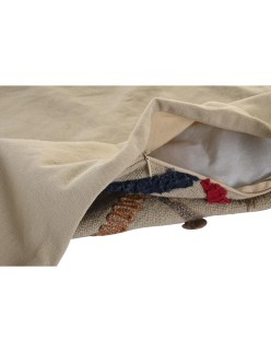Housse de coussin DKD Home Decor Multicouleur Frange 50 x 1 x 50 cm