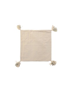 Funda de cojín DKD Home Decor Multicolor Flecos 50 x 1 x 50 cm