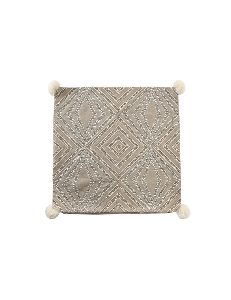 Cushion cover DKD Home Decor Grey 50 x 1 x 50 cm