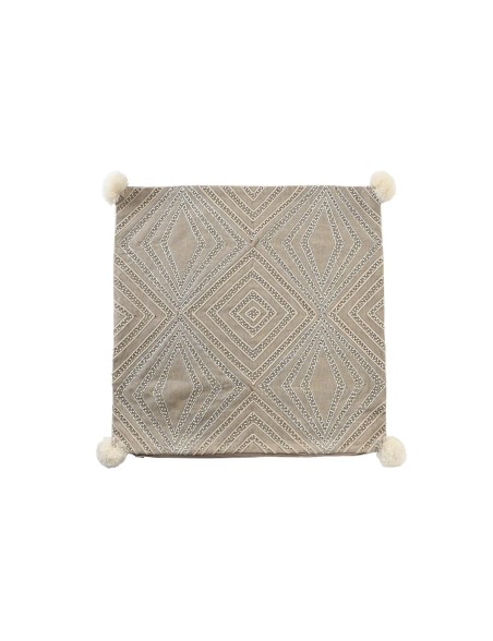 Cushion cover DKD Home Decor Grey 50 x 1 x 50 cm