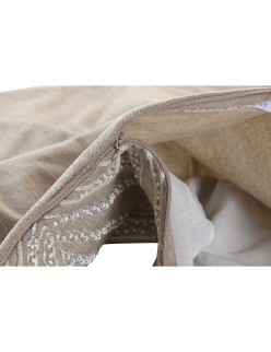 Cushion cover DKD Home Decor Grey 50 x 1 x 50 cm