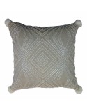 Cushion cover DKD Home Decor Grey 50 x 1 x 50 cm