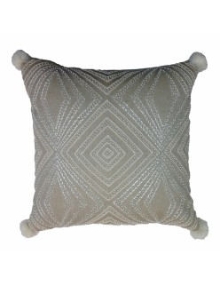 Cushion cover DKD Home Decor Grey 50 x 1 x 50 cm