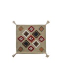 Funda de cojín DKD Home Decor Multicolor Flecos 50 x 1 x 50 cm
