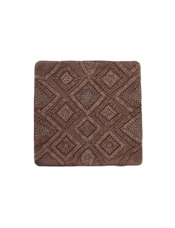 Funda de cojín DKD Home Decor Marrón Rombos 50 x 1 x 50 cm