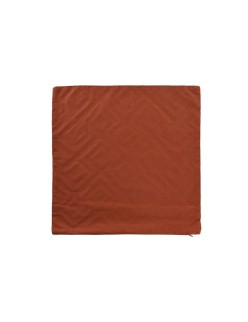 Funda de cojín DKD Home Decor Terracota Geométrico 50 x 1 x 50 cm