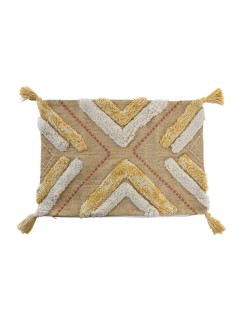 Cushion cover DKD Home Decor 60 x 1 x 40 cm Yellow