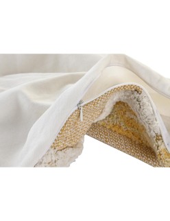 Cushion cover DKD Home Decor 60 x 1 x 40 cm Yellow