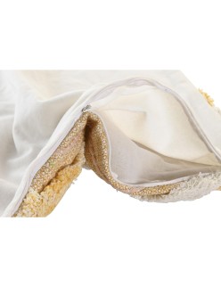 Housse de coussin DKD Home Decor Jaune 50 x 1 x 50 cm