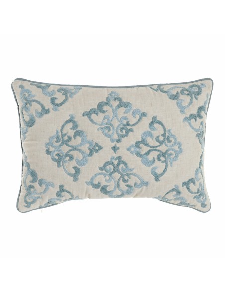 Cushion cover DKD Home Decor 60 x 1 x 40 cm Blue Traditional