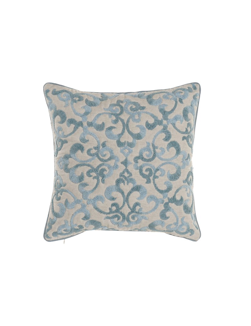 Cushion cover DKD Home Decor Blue Traditional 50 x 1 x 50 cm