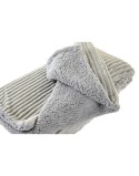 Blanket DKD Home Decor Beige Dark grey Moutain 150 x 200 x 2 cm