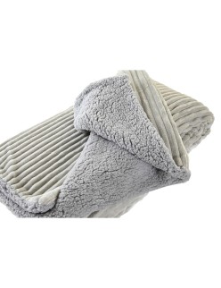 Decke DKD Home Decor Beige Dunkelgrau Berg 150 x 200 x 2 cm