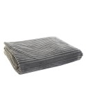 Manta DKD Home Decor 150 x 200 x 2 cm Gris Básico