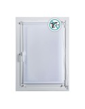 Store à enrouleur Stor Planet Clip&Fix Night&Day Blanc 150 x 180 cm
