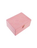 Jewelry box DKD Home Decor Pink MDF Wood 17 x 13 x 8,5 cm