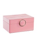 Boîte à bijoux DKD Home Decor Rose Bois MDF 23 x 17 x 10 cm