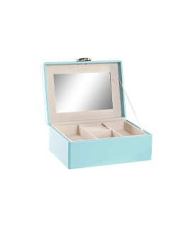 Boîte à bijoux DKD Home Decor Vert Bois MDF 17 x 13 x 8,5 cm