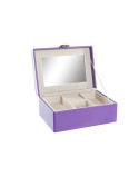 Box-Schmuckkästchen DKD Home Decor 23 x 17 x 10 cm Lila Polyurethan Holz MDF