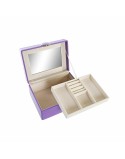 Boîte à bijoux DKD Home Decor Lila Bois MDF 17 x 13 x 8,5 cm