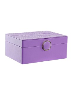 Boîte à bijoux DKD Home Decor Lila Bois MDF 17 x 13 x 8,5 cm