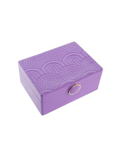 Boîte à bijoux DKD Home Decor Lila Bois MDF 17 x 13 x 8,5 cm
