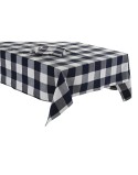 Tovaglia e tovaglioli DKD Home Decor 150 x 150 x 0,5 cm Azzurro Bianco