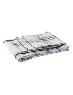 Mantel y servilletas DKD Home Decor 250 x 150 x 0,5 cm Beige Azul