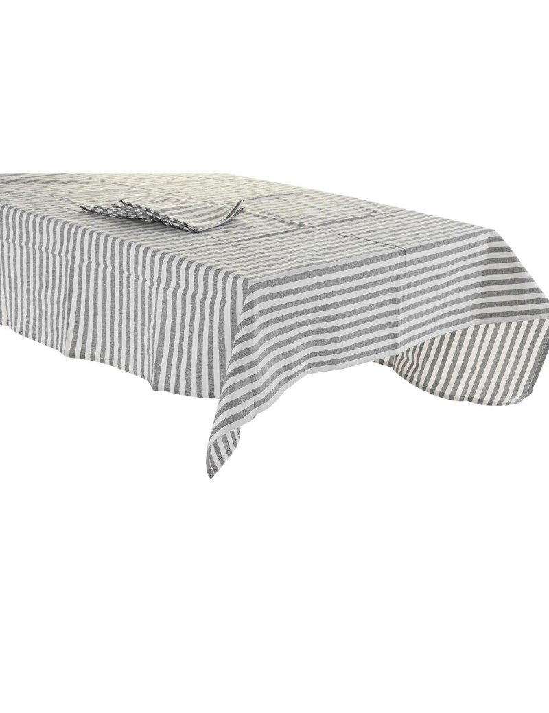 Tovaglia e tovaglioli DKD Home Decor 150 x 150 x 0,5 cm Grigio Bianco Verde