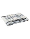 Mantel y servilletas DKD Home Decor 150 x 150 x 0,5 cm Negro Beige Azul Blanco