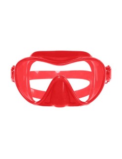 Maschera da Immersione Rosso Silicone Adulti