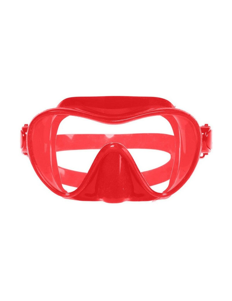 Maschera da Immersione Rosso Silicone Adulti