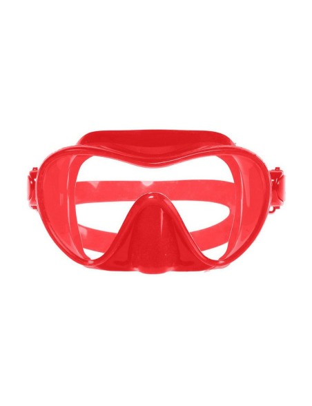 Maschera da Immersione Rosso Silicone Adulti